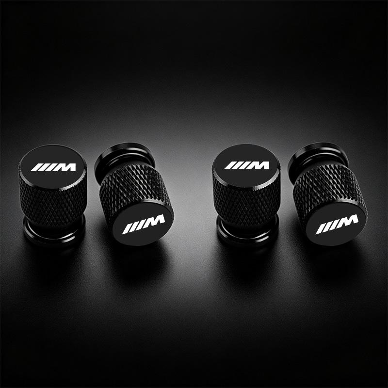 4Pcs Aluminum Car Wheel Tire Valve Caps Tyre Rim Stem Covers Airdust Waterproof For BMW G20 G38 F20 F39 F48 E46 E60 E36 E39 E70 CD0