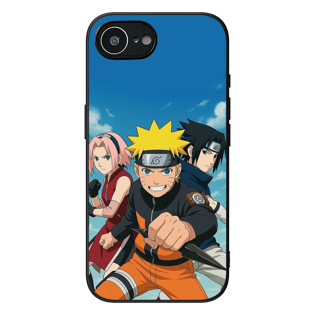 Cover for Apple iPhone 16 15 14 Plus 13 12 Mini 17 Pro Max + ProMax 16E Air Phone Case Kakashi Narutos Haruno Sakura Sasuke