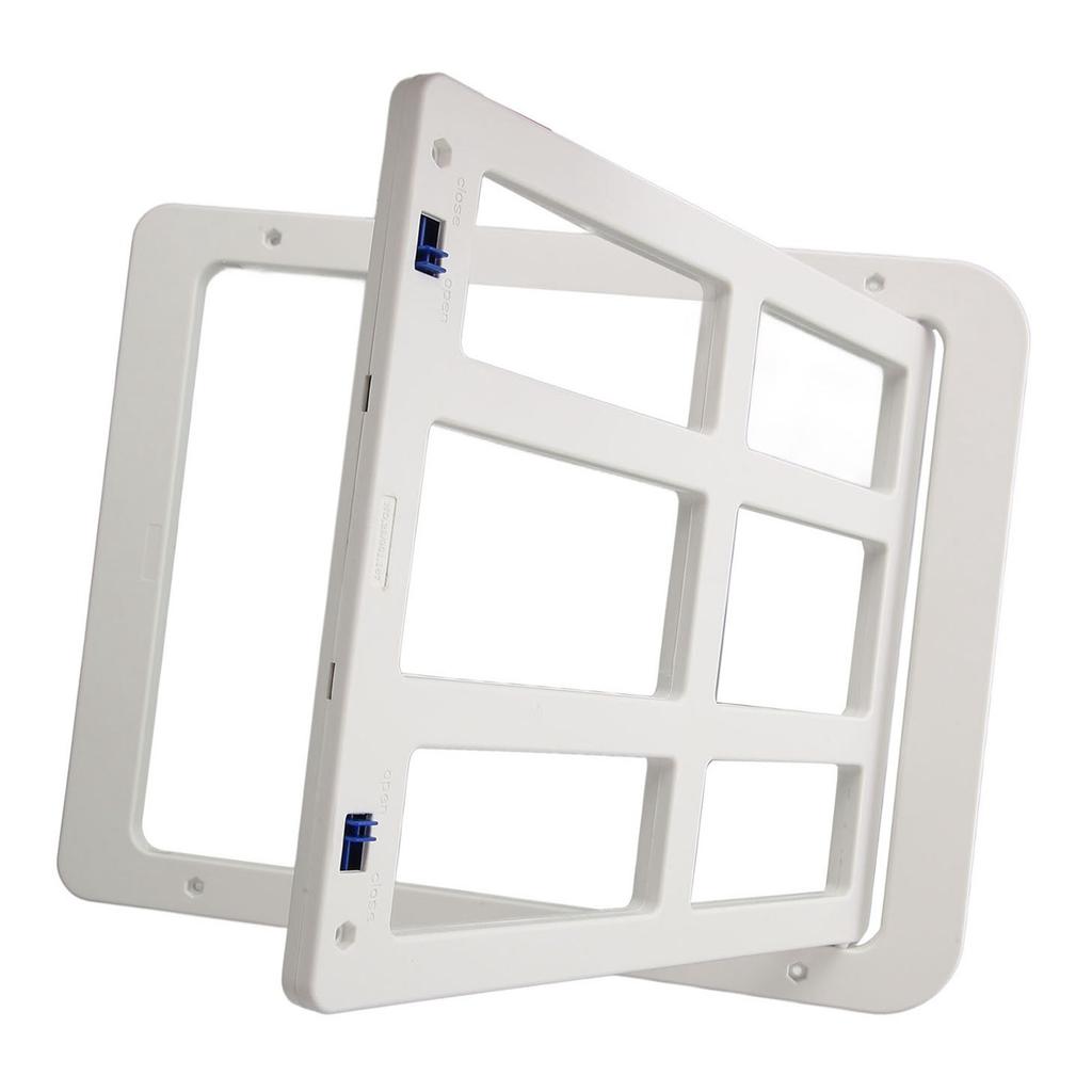 Дверца для защиты от собак, запираемая дверца для защиты от домашних животных, двойная магнитная застежка, прочная дверца для собак