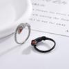 S925 Silver Ring Korean Version Casting Process Ring Open Female Lizard Shape Jewelry