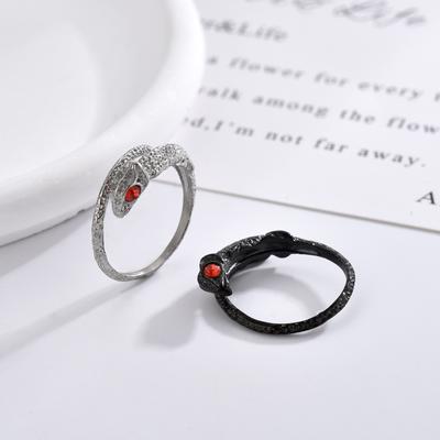 Серебряное кольцо S925 корейской версии, процесс литья, кольцо с открытой формой ящерицы