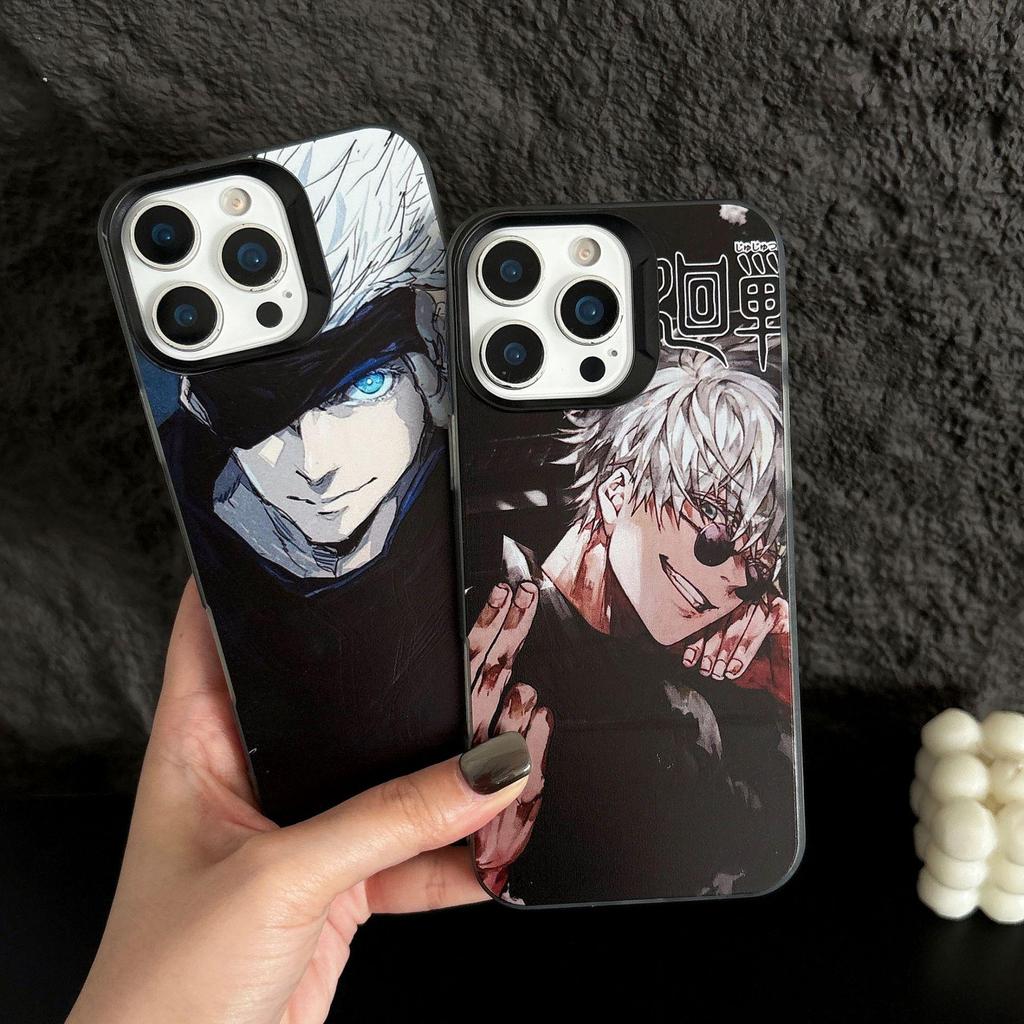 Чехол для iPhone с Годжо Сатору из Jujutsu Kaisen: Мягкий чехол для 17 Pro Max, iPhone 15/14/13/11, 16 Pro