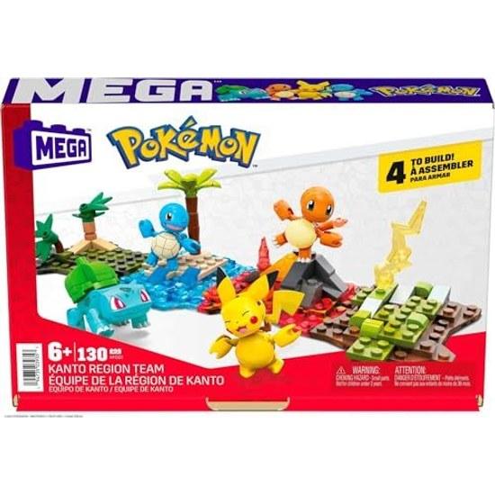 Mattel Mega Pokemon Kanto Region Team Block Set 130 Pieces 6 Years Up HFG05