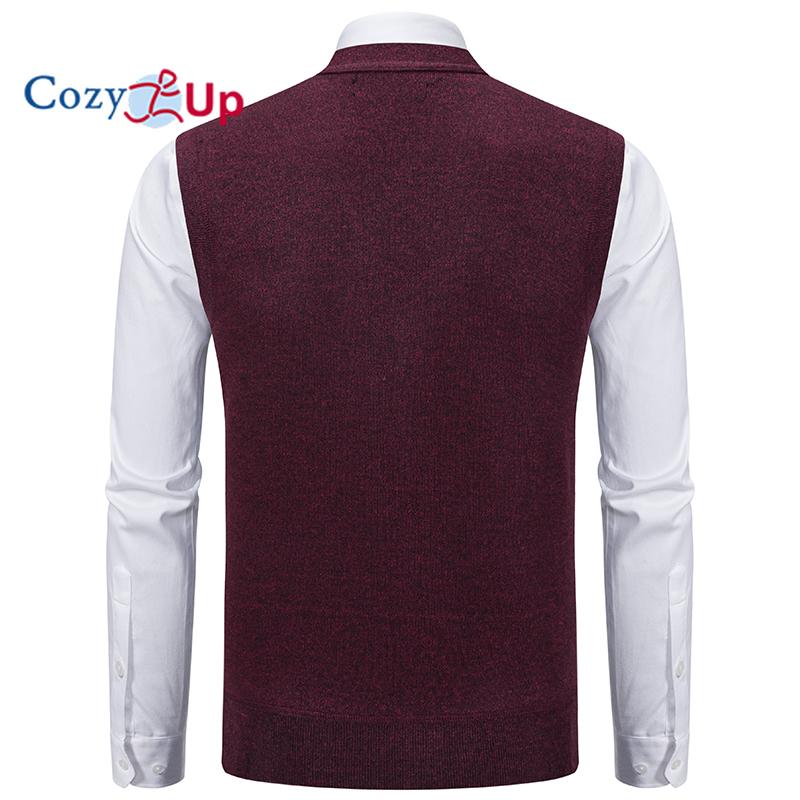 Cozy Up Mens Argyle Sweater Vests V Neck Sleeveless Cardigan Vest Knitwear