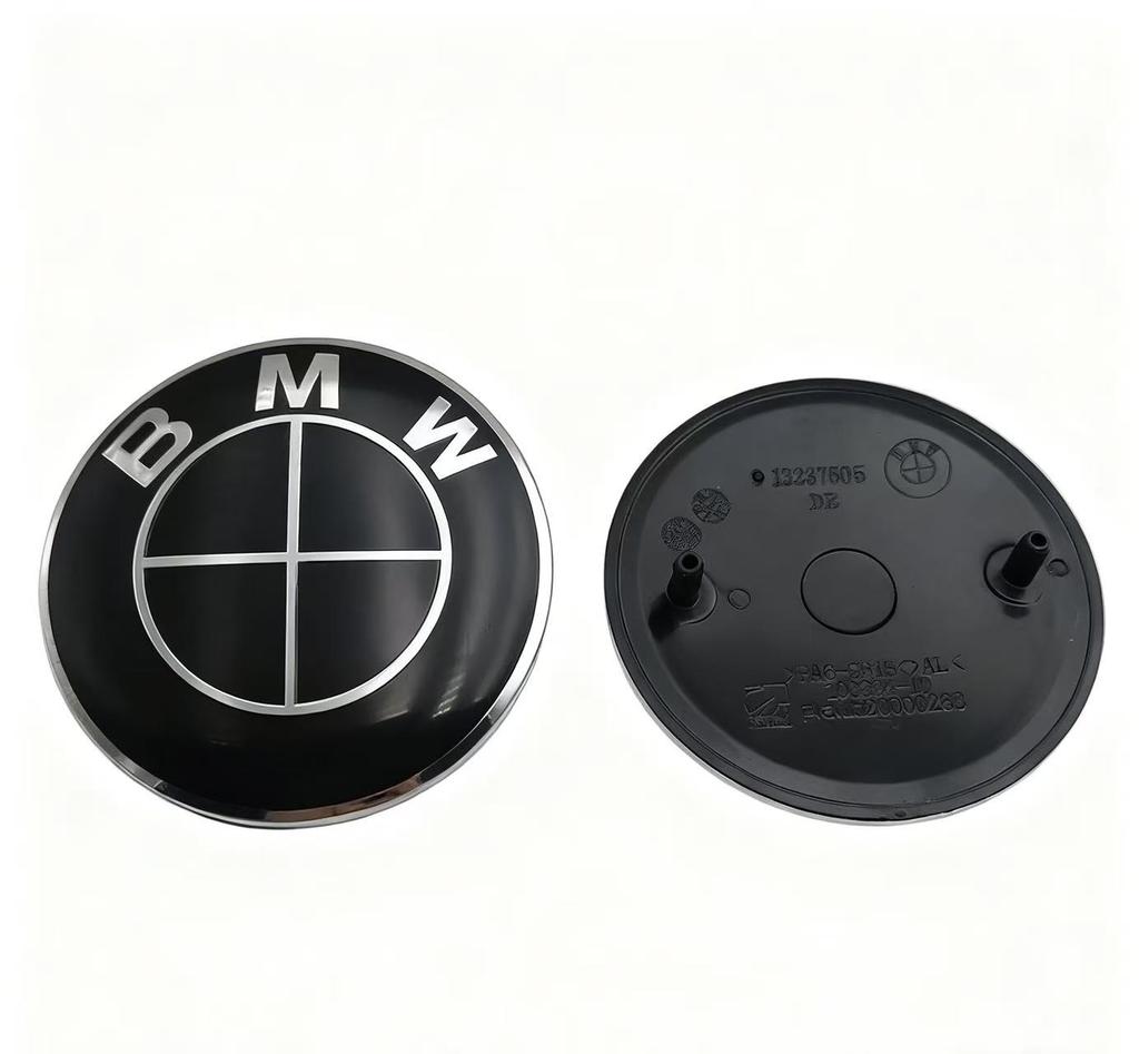 ABS 82MM 74MM For BMW Front Hood Emblem Trunk Rear badge logo F10 F20 G20 E87 E60 E63 F01 E46 E90 F30 F02 E83 Car Accessories