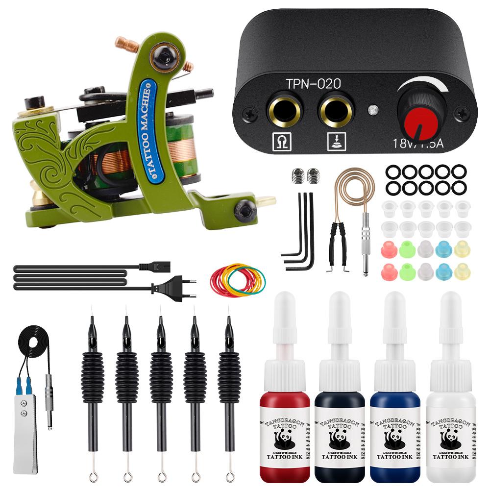 Набор тату-машинок PHOENIXY с иглами питания и чернилами для боди-арта