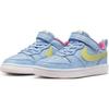 Nike Court Borough 2 Кожа Удобные Универсальные Нескользящие Амортизирующие Прочные Низкие Баскетбольные Кроссовки Детские кроссовки Синие BQ5451-405