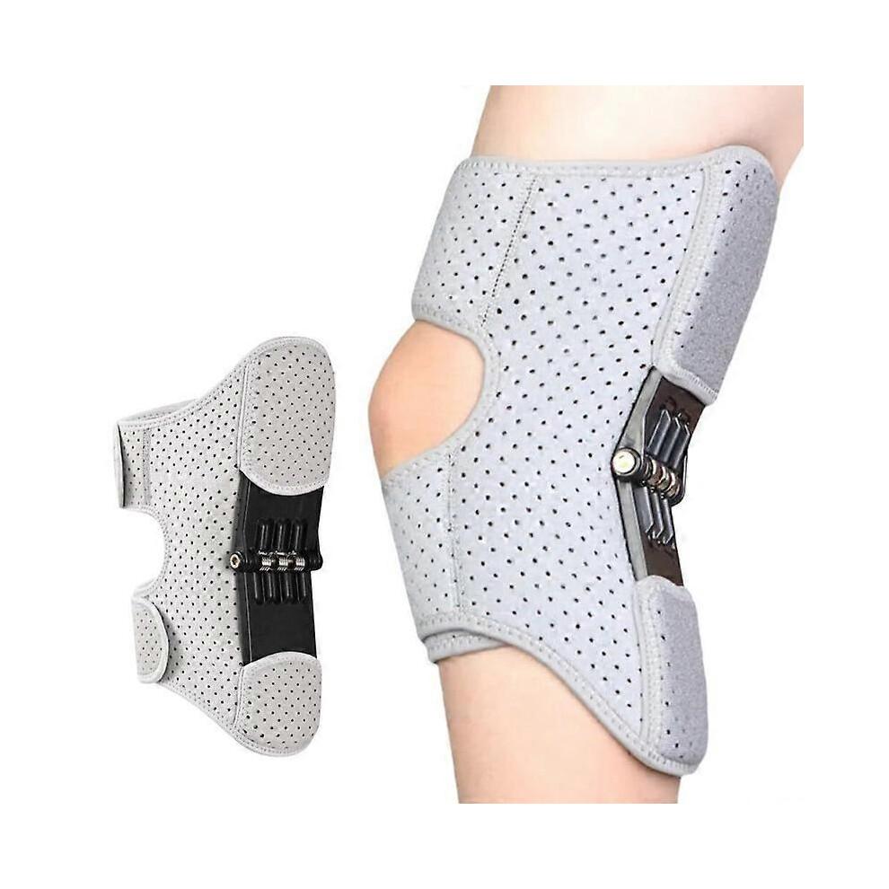 (Grey)Swarous Knee Booster,2025 New Knee Assistive Device, KneeBooster Brace