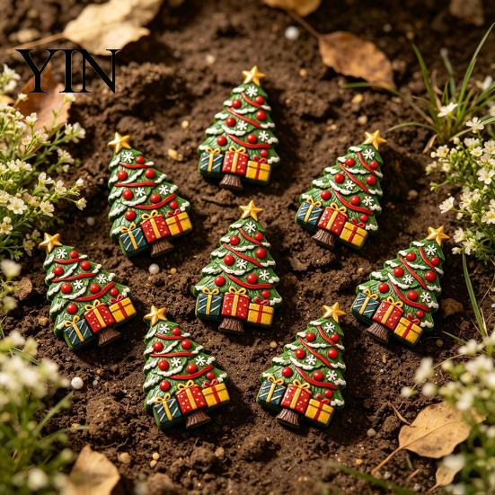 Indoor Outdoor Seasonal Decor Christmas Tree Silicone Mold, Reusable Casting Resin Creative Hobby Crafting Supplies Mold for Plaster, Cement, Soap DIY