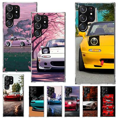 JDM Машина MX5 Милый Принт Мягкий Чехол для Samsung Galaxy S25 S24 S23 S22 Ultra S21 Plus S20 FE Чехол для Телефона S10 + Edge Чехол