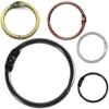 12PCS Circular Bathroom Curtain Rings Rust Proof Curtain Rings Curtain Hang Holder  Window Drapes