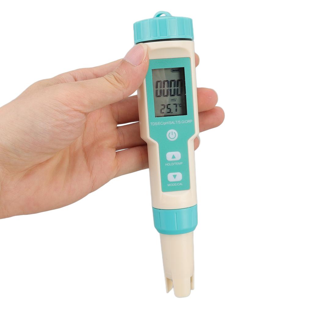 Измеритель качества воды ORP PH TDS TEMP EC Salinity SG 7 в 1 точная цифровая ручка для тестирования воды с