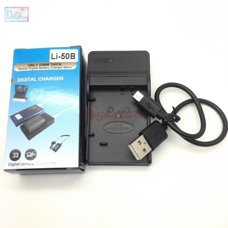 USB-зарядное устройство LI-50C LI 50C для аккумуляторов Olympus LI-50B 50B LI50B LI-92B 92B BK1 Цифровой фотоаппарат SZ-30MR TG-820 VH-410 VH-510 VR-340