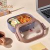 Children Bento Box Food-Grade Thermal Easy Cleaning Safe Microwave Lunch Box Boys Girls Bento Box Home Use