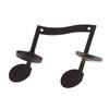 Metal Wall Mount Candle Holder Music Symbol Design Black Wall Lamp Candlestick  Indoor Wall
