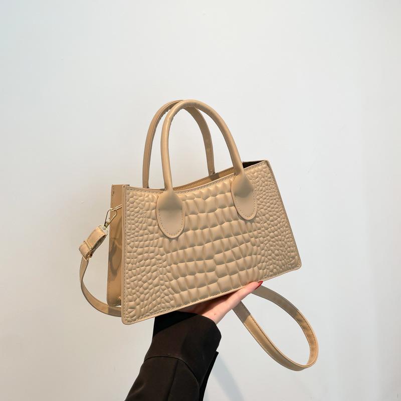 Текстура ретро-дизайн крокодиловый узор сумка модный темперамент простая сумка через плечо маленькая квадратная сумка