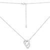 Silver Necklace with Cubic Zirconia, Item Weight 2.71 G (2185574)