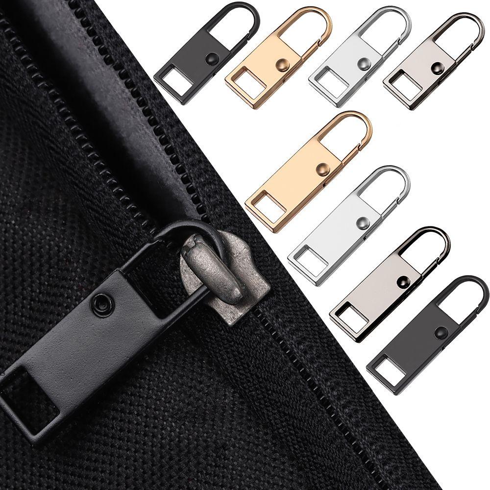 5pcs Broken Buckle Detachable Sewing Kit Metal Zip Zipper Pull Metal Zipper Head Zipper Slider