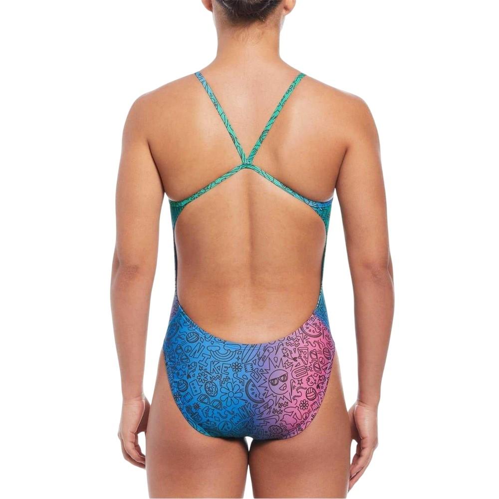 Nike Womens/Ladies Swim Hydra Cut Out One Piece Swimsuit