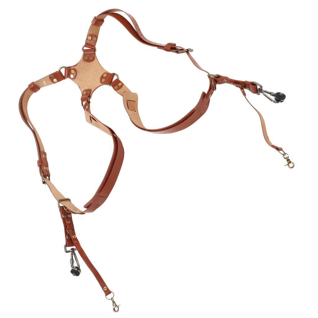 Ремень-разгрузка для камеры кожаный двойной плечевой ремень-разгрузка аксессуары для цифровой камеры зеркальной камеры X-типа,