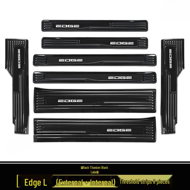 2023-2025 Ford Edge L: Door Sill Strips, Welcome Pedals, Stainless Steel Trunk Protector, Decorative Stickers