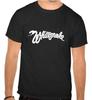 WHITESNAKE Логотип рок-музыки Черная ФУТБОЛКА -1167-