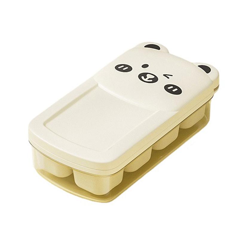 Small Ice Cube Trays With Lid And Bin,8 Cubes Each, Easy Release And Stackable,Ice Cube Tray For Mini Fridge, For Coffee,Lemon