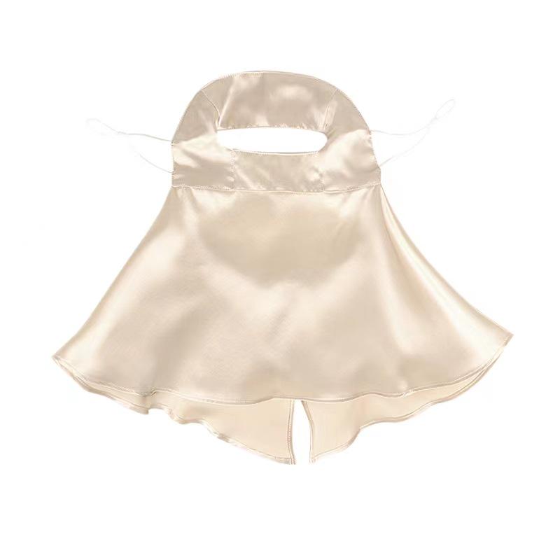 Маска для лица из шелка тутового дерева с защитой от УФ-лучей и регулируемыми ушными петлями