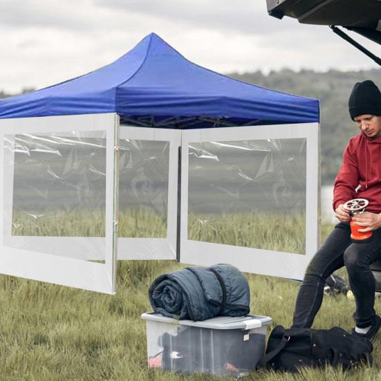 Навес для кемпинга Yousheng, солнцезащитный козырек с прозрачным дизайном окна, простая установка, устойчивый к ультрафиолетовому излучению, водонепроницаемый уличный навес, ткань для палатки