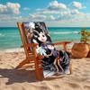 1pc C-Coraline (2) Beach Towel, Comfortable and Thick, and Swimming/Bath/Picnic/Camping Towel, Suitable for Seaside Beaches