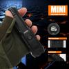 Белый и УФ-фонарик Двух типов Мини-тактический фонарь с USB-зарядкой Масштабируемый Портативный Наружный Аварийный фонарь Туристическое снаряжение