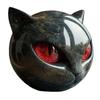 Halloween Black Cat Sculpture Resin Black Cat Statue Artwork Halloween Decor Elegant Home Decor Gifts for Cat Lovers Women Men