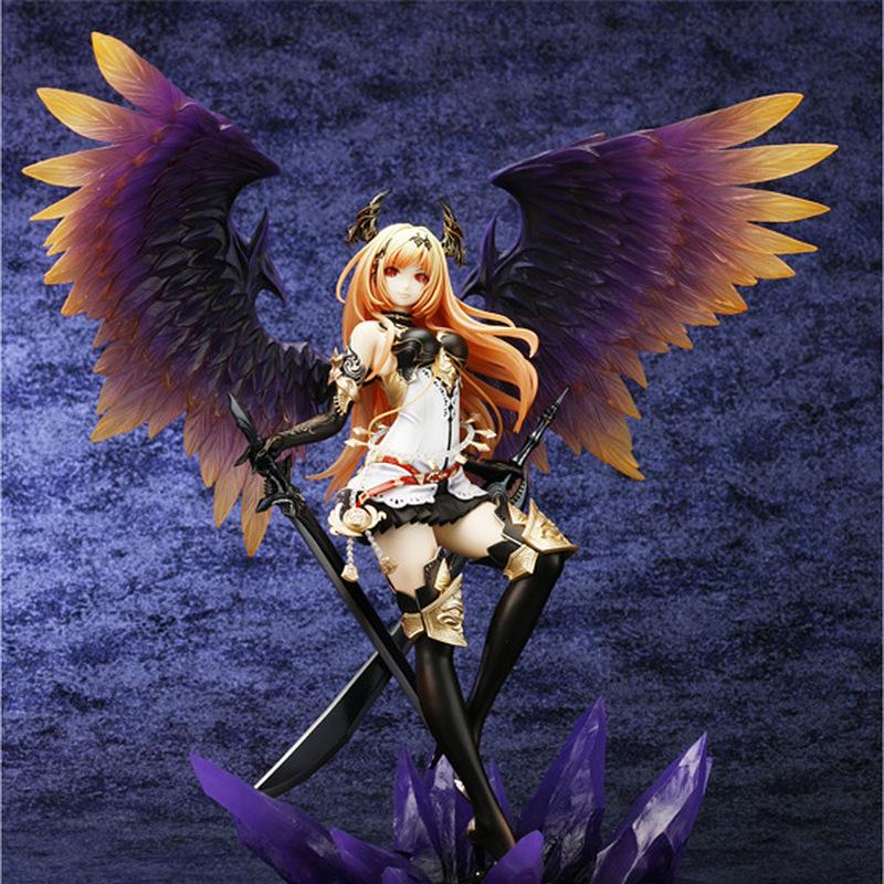 Pv369 Kotobukiya Масштаб 1/8 Rage Of Bahamut Темный Ангел Оливье Переиздание Аниме Фигурка Коллекционная Модель Украшения для Комнаты Подарок