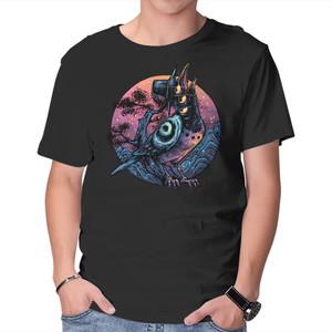 Новый дизайн Футболка с вороном из преисподней L XL 2XL Унисекс