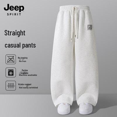JEEP SPIRIT Мужские повседневные спортивные брюки прямого кроя Весна/Осень 2025