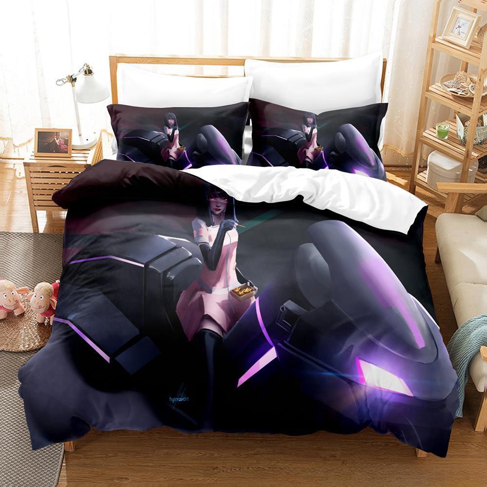 Новый комплект постельного белья Akudama Drive, односпальная кровать, двуспальная кровать размера «king-size», комплект постельного белья для взрослых и детей, комплект простыней с 3D-аниме
