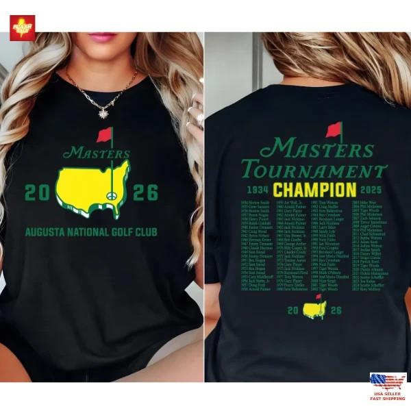 Masters Tournament 2026 Augusta Champion Golf T-Shirt AN69389