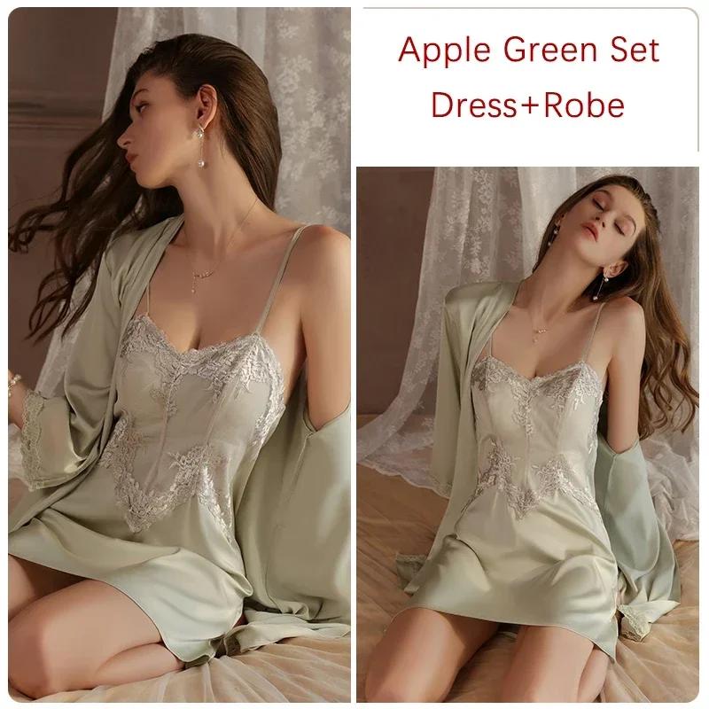 Женский костюм из кружевного жаккарда, мягкая прозрачная сетка, прозрачное платье с открытой спиной, на подтяжках, с бюстгальтером, фантазийная пижама