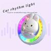 RGB LED Car Air Freshener with Music Sync - 3 Premium Scents (Ocean, Cologne, Lemon) + Type-C Cable
