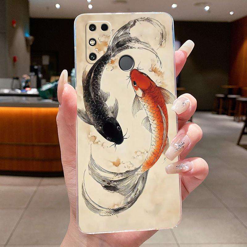 Casing For Honor 9A MOA-LX9N Case Aesthetic Luxury Cute Cool Boys Girls Pattern Transparent Soft Silicone Back Cover Phone Case