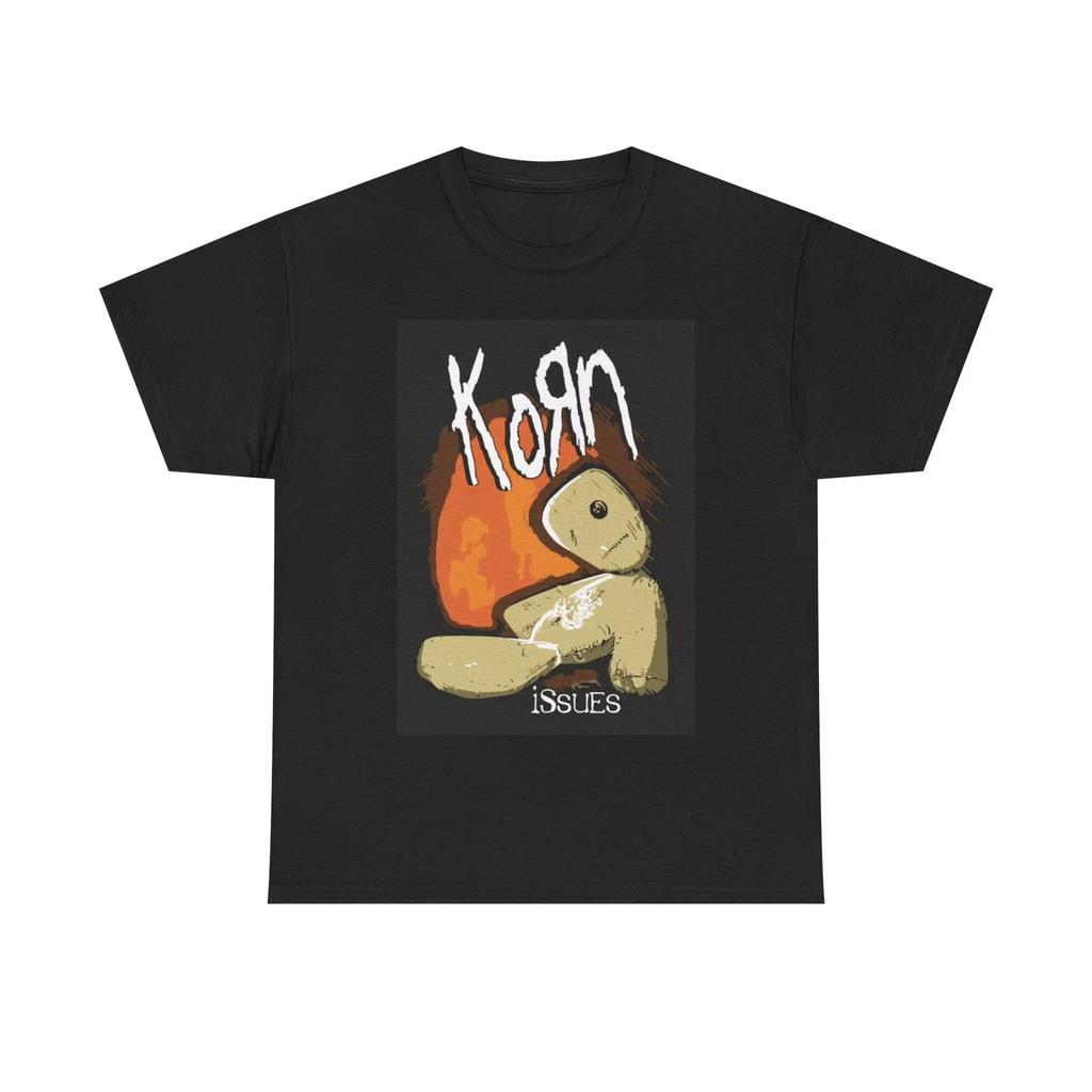 Футболка Korn Винтажная с графикой рок-CD-артом ретро 90-х Унисекс Хлопковая футболка