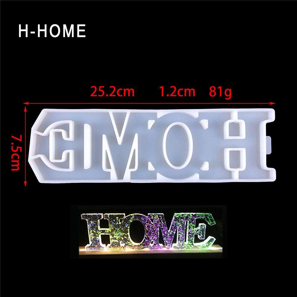 Форма для литья на день рождения, украшение дома, силиконовые формы для букв и букв, форма для алфавита, форма для эпоксидной смолы