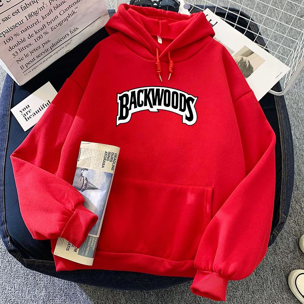 Толстовки Backwoods с длинным рукавом женские мужские толстовки с капюшоном с графическим принтом пуловеры sudaderas зимняя флисовая удобная толстовка