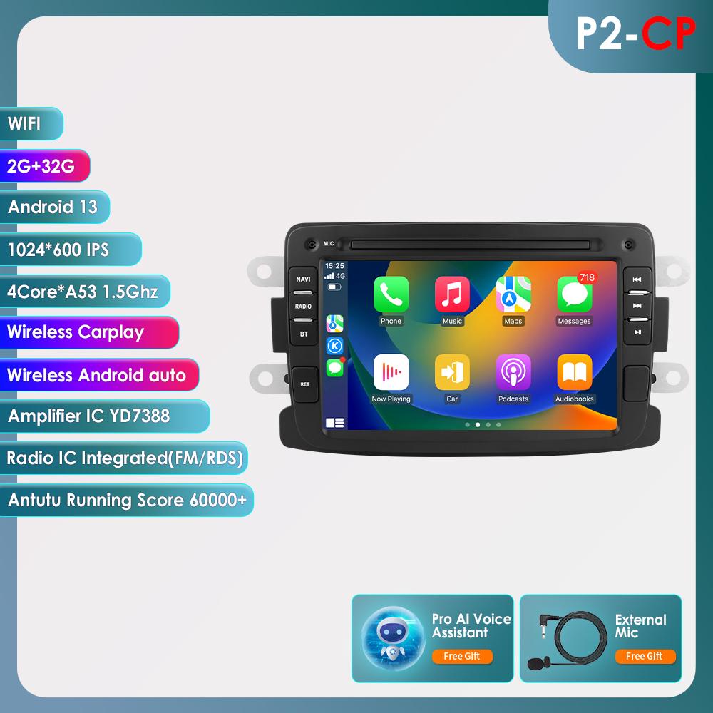 OSSURET Интеллектуальное 2din Android Авторадио 7862 для Dacia Logan Dokker Duster Sandero Lodgy Renault Captur Symbor Duster Lada Xray 2 Мультимедиа GPS