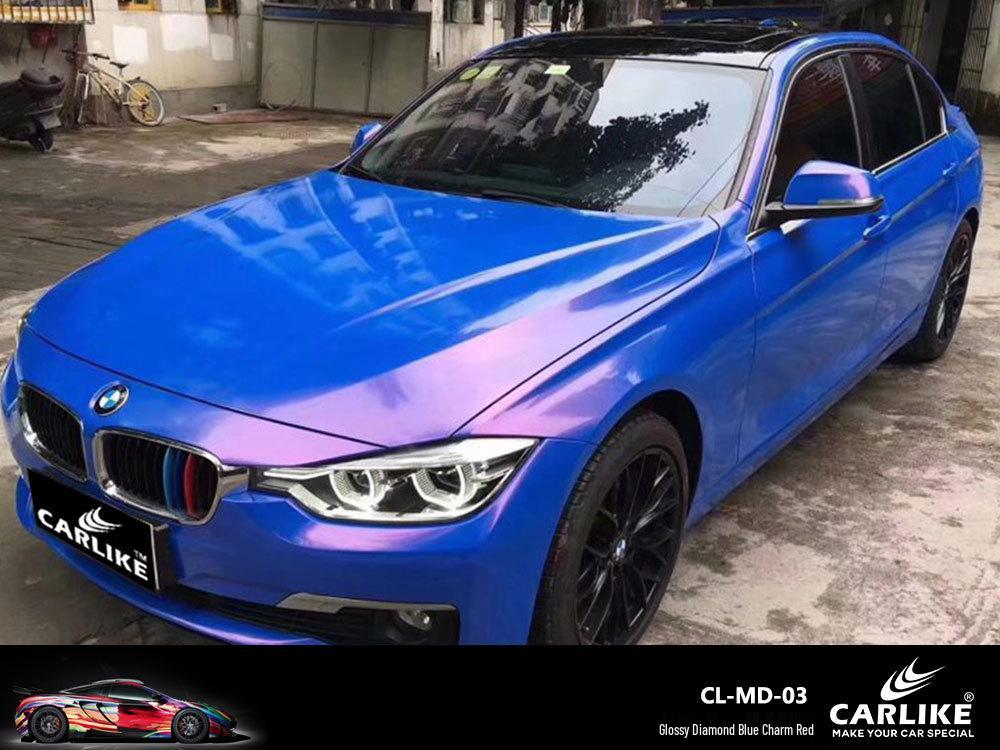 Пленка-наклейка Carlex Diamond Chameleon Gray Phantom/Blue для изменения цвета кузова автомобиля