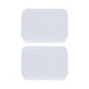2Pc Transparent Plastic Storage Jewelry Box Container For Beads Earring Box For Jewelry Cosmetics Storage Box Case Container