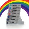 Lamy T10 Assorted Color Pack Fountain Pen Ink Cartridge Refill Spare Replacement for All Lamy Fountain Pens 1 Pack of Each Color 7 Packs 35 Cartridges