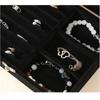Lockable Portable Necklace Organizer Multi-grids Jewelry Display Container  Bracelet