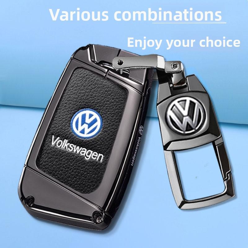 Для VOLKSWAGEN Новый Чехол-Оболочка из Кожи и Цинкового Сплава для Автомобильного Ключа Для VW Volkswagen Magotan Passat B8 Skoda Superb Kodiaq A7 Автомобильный Ключ