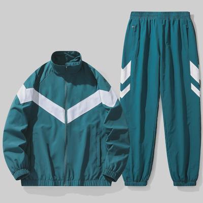 Мужской комплект из дышащей сетчатой куртки Taslon и повседневных брюк